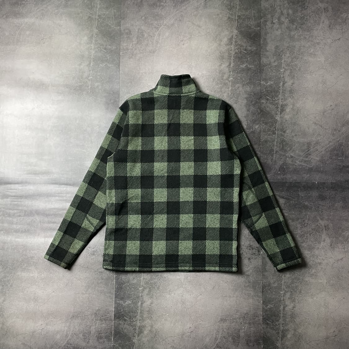 THE NORTH FACE 노스페이스 그린&블랙 체크 후리스 A00510 상품이미지6