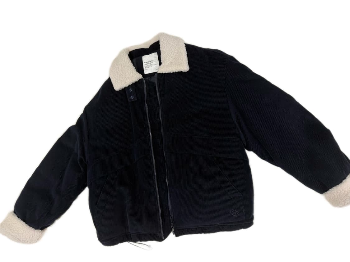 cgp 코드그라피 헤비보아 코듀로이 무톤 자켓 네이비 상품이미지1