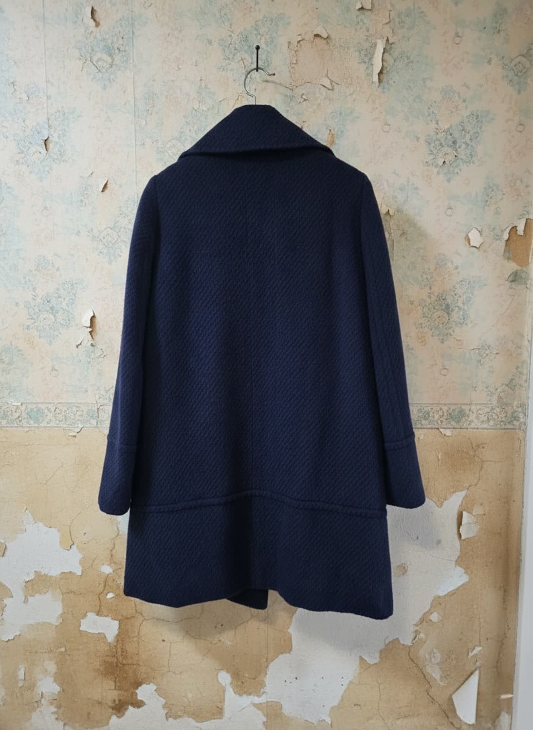 ZETA KAMIRU 네이비 알파카 코트 M 상품이미지2
