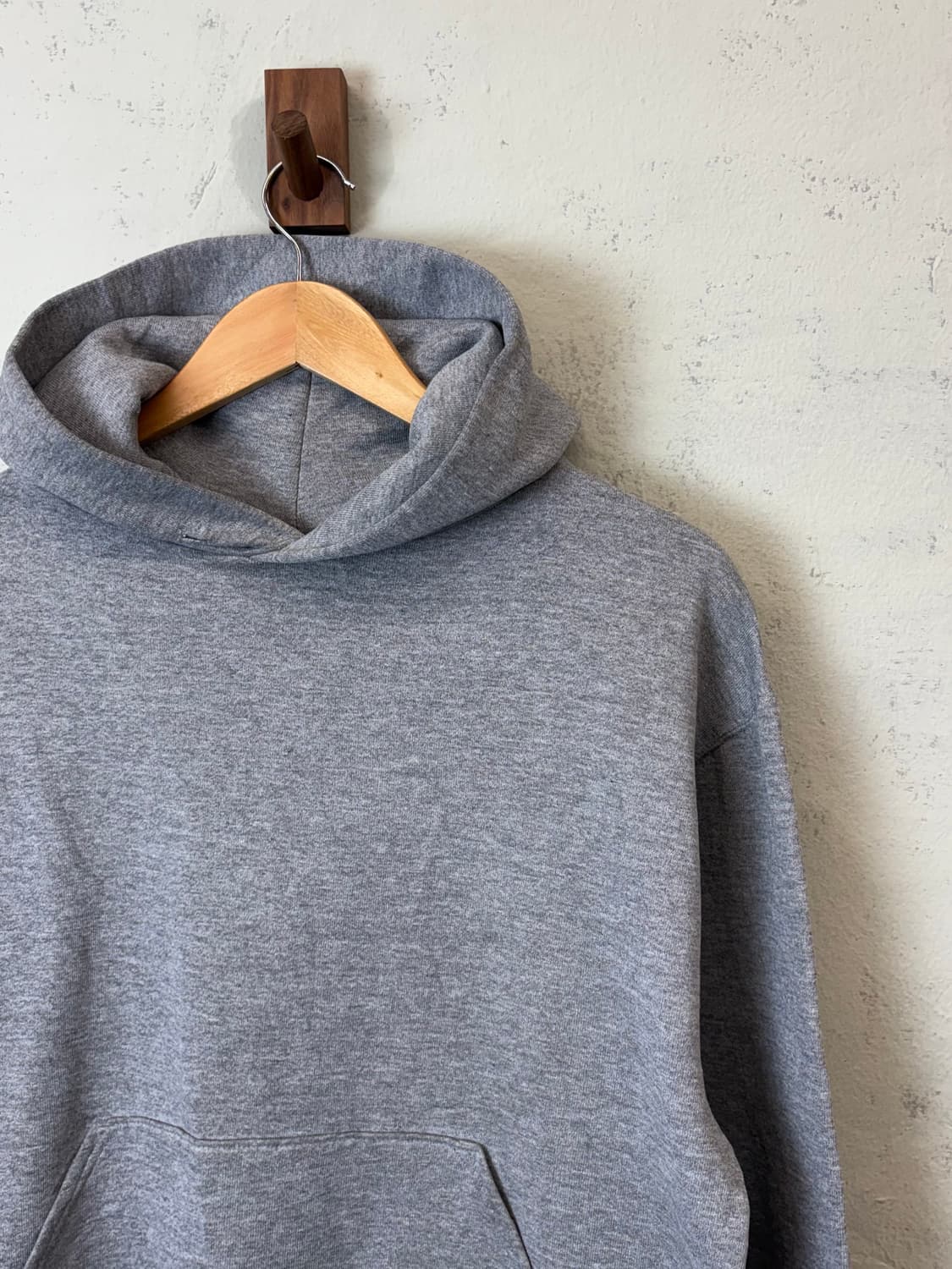 러셀 빈티지 USA 무지 후드티 그레이 상품이미지2