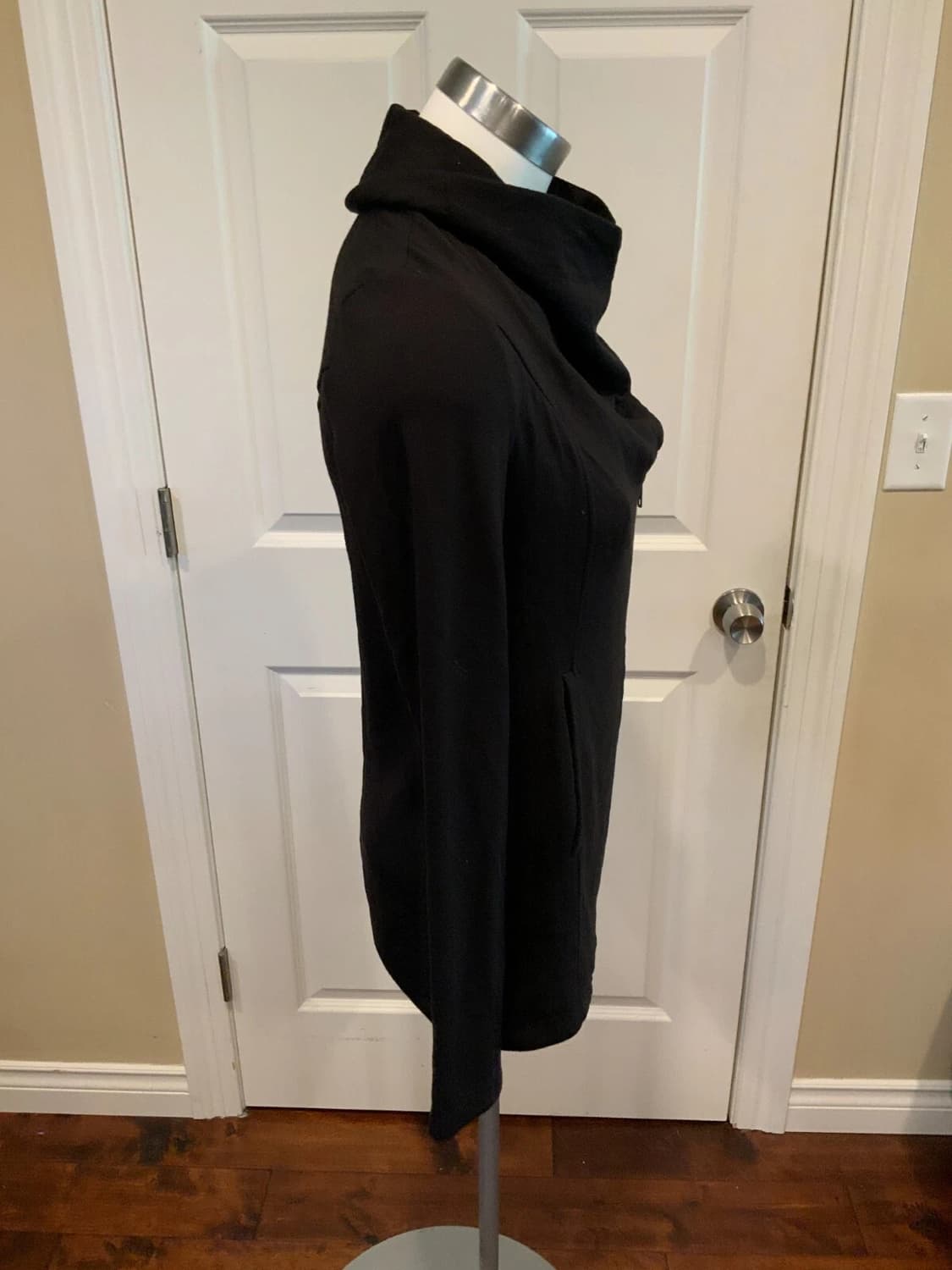 헬무트 랭 비대칭 하이넥 드레이프 자켓 상품이미지6