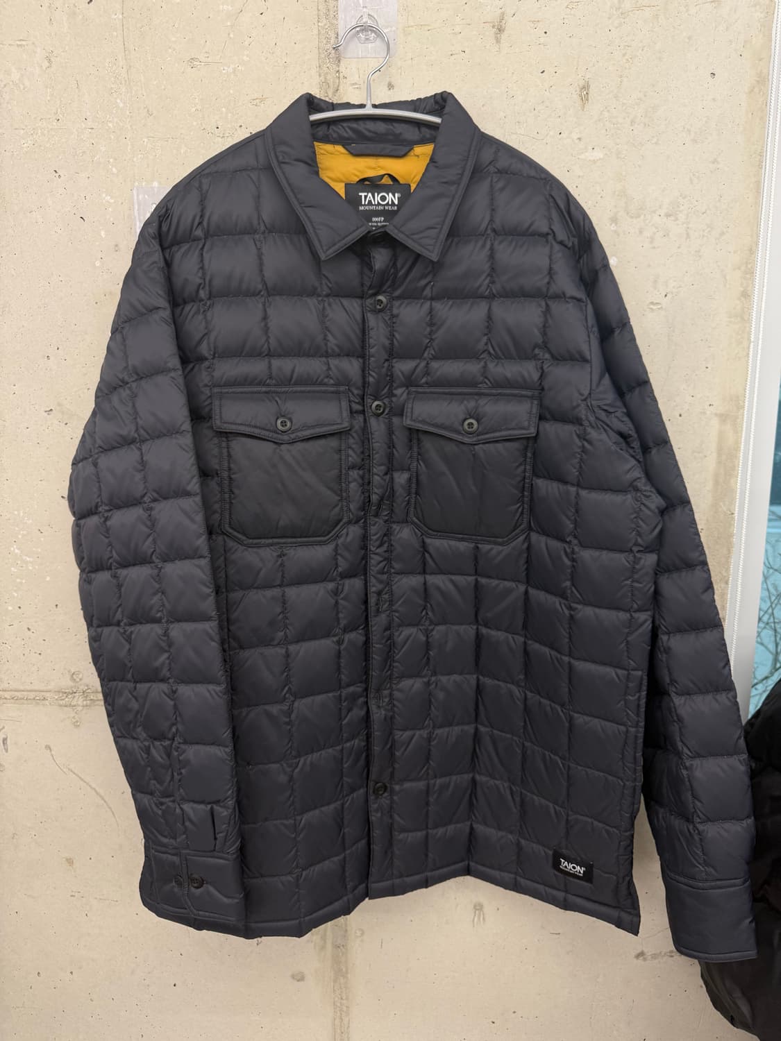 타이온 경량 패딩 셔츠 네이비 xl 상품이미지2