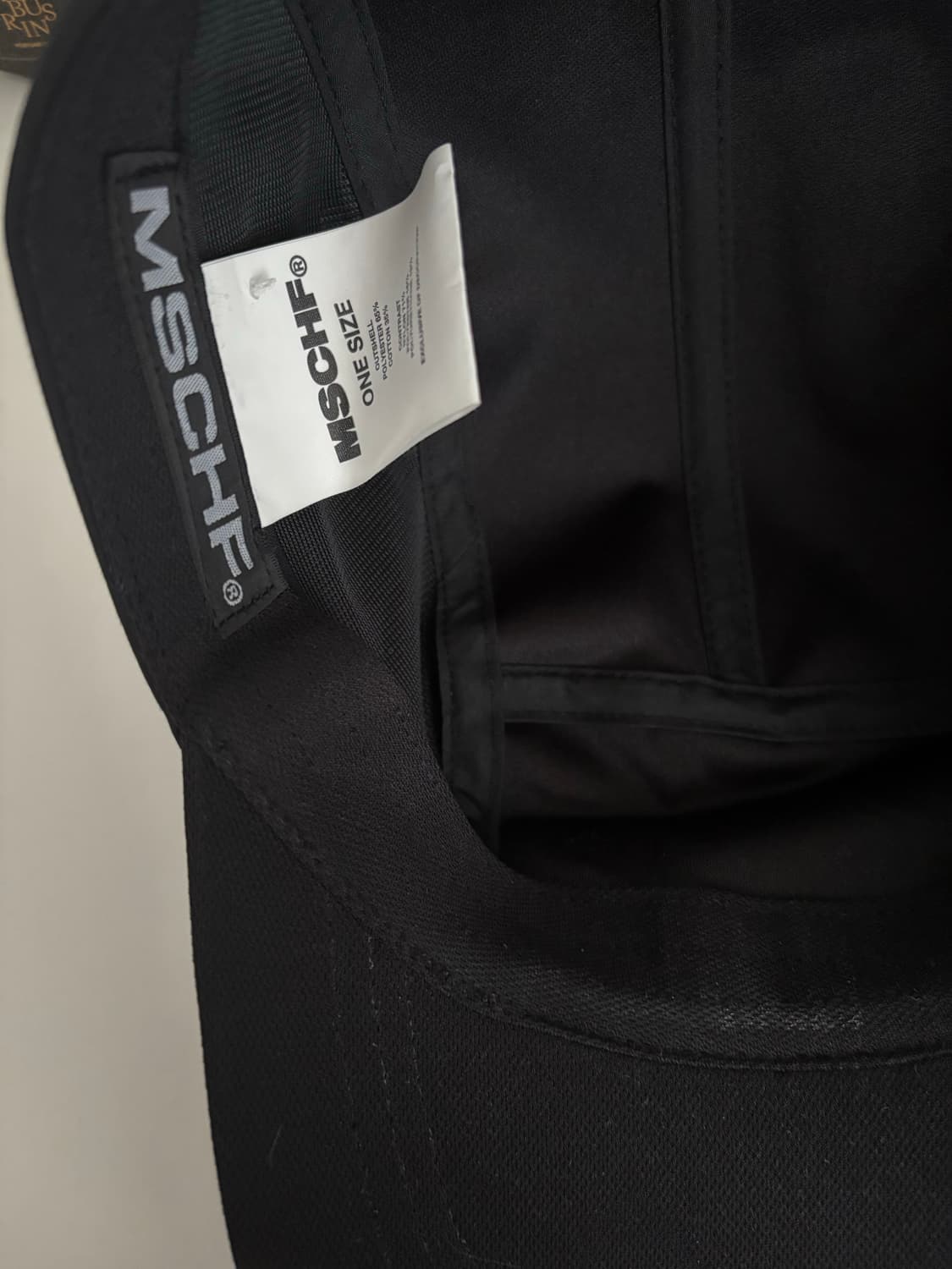 미스치프 롬버스 러닝 캡 블랙 상품이미지8