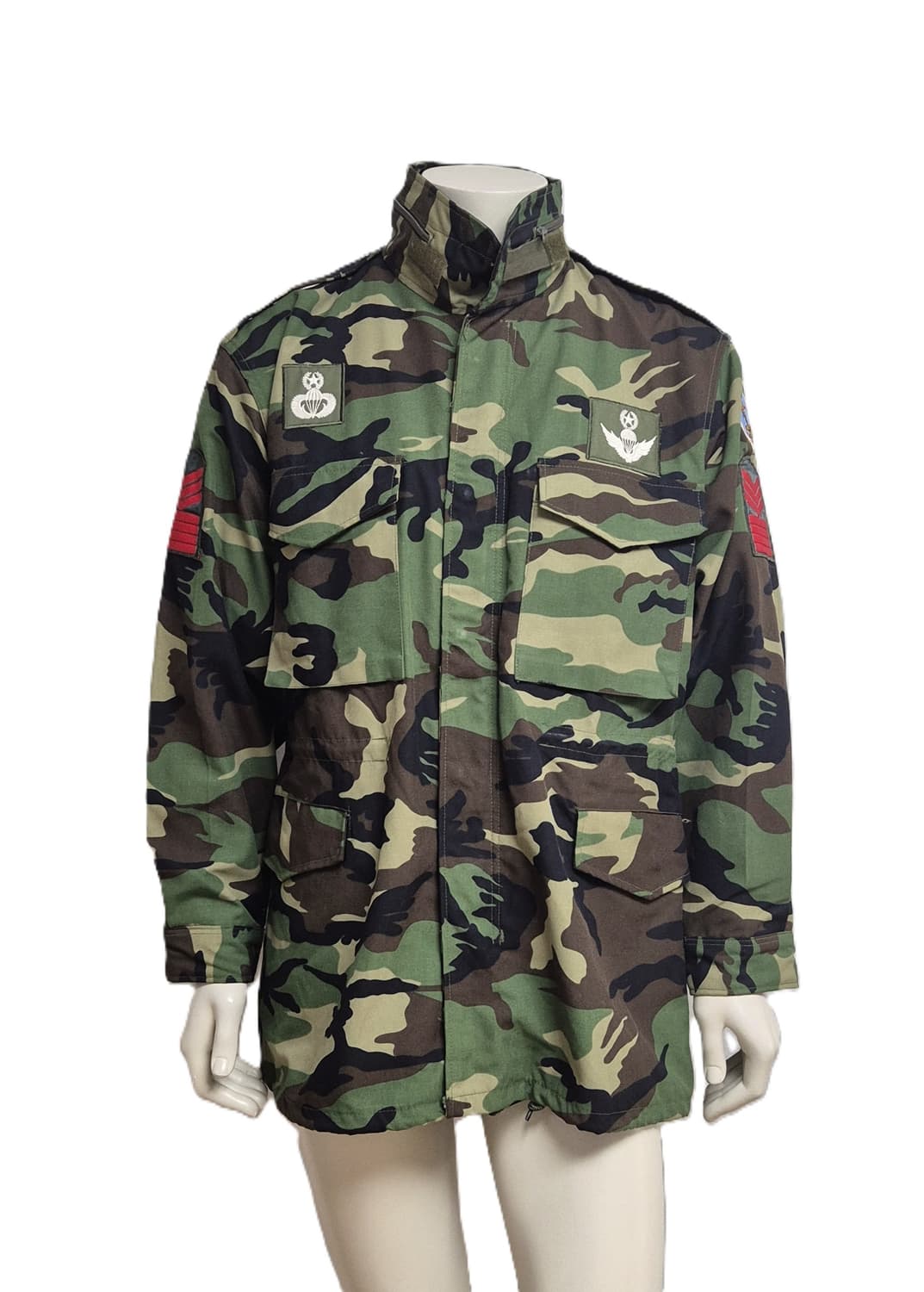 육군 구형 특전사 상사 초기형 특전야전상의 전투복 상의 자켓 (L) 상품이미지1