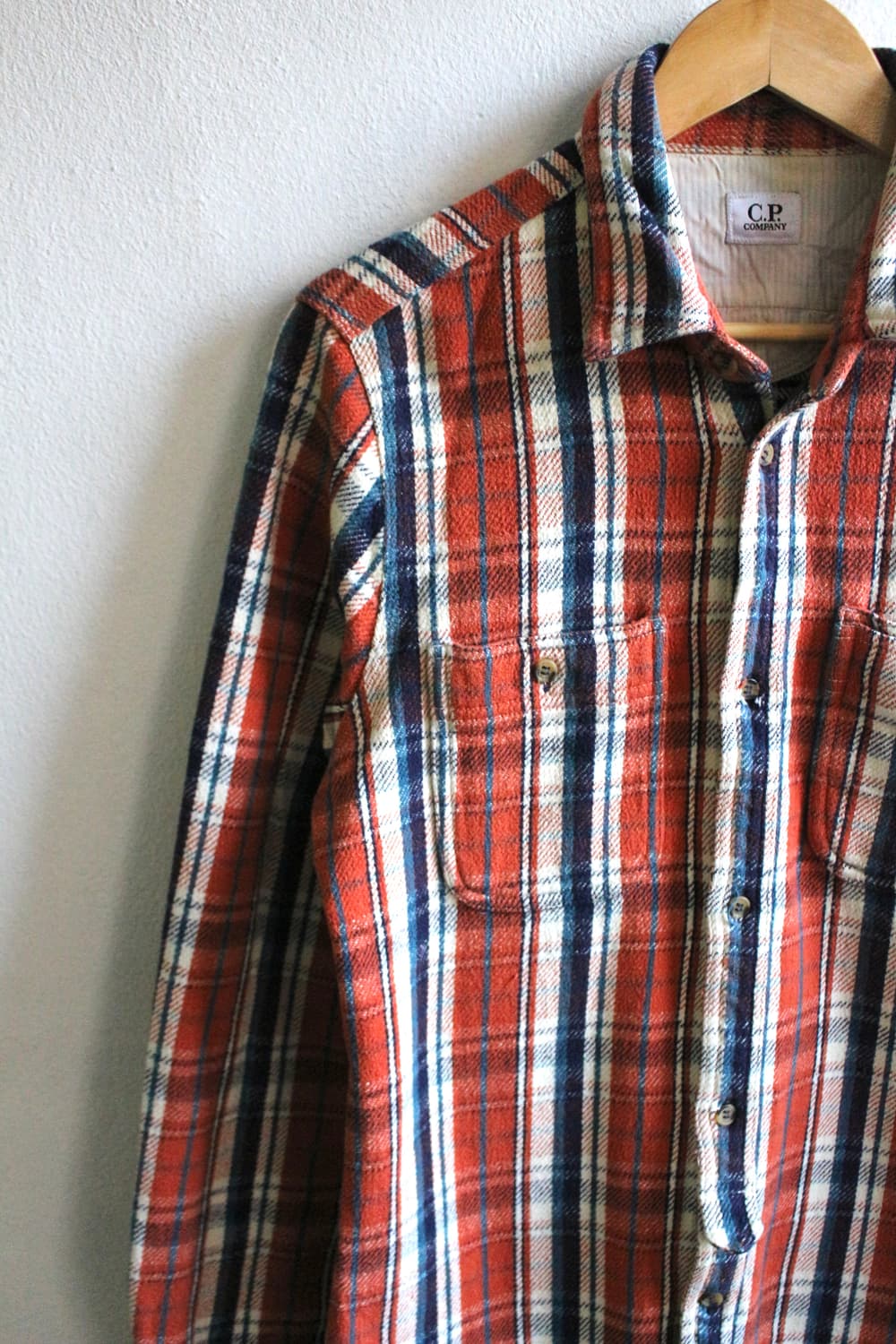 90s 씨피컴퍼니 헤비 코튼 셔츠 상품이미지5