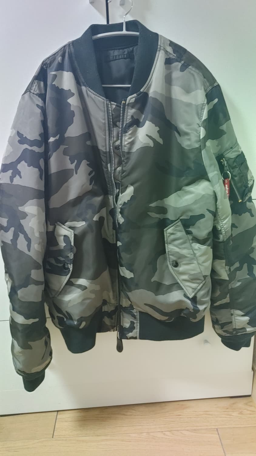 알파인더스트리 카모 MA-1 항공점퍼 2XL 상품이미지1