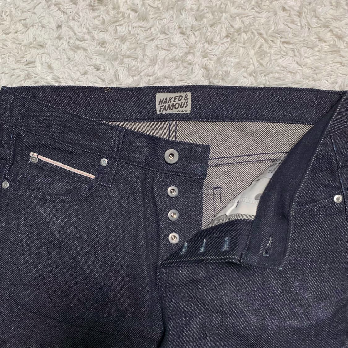 [33] Naked & Famous 스키니 가이 19oz 셀비지 데님팬츠 상품이미지4