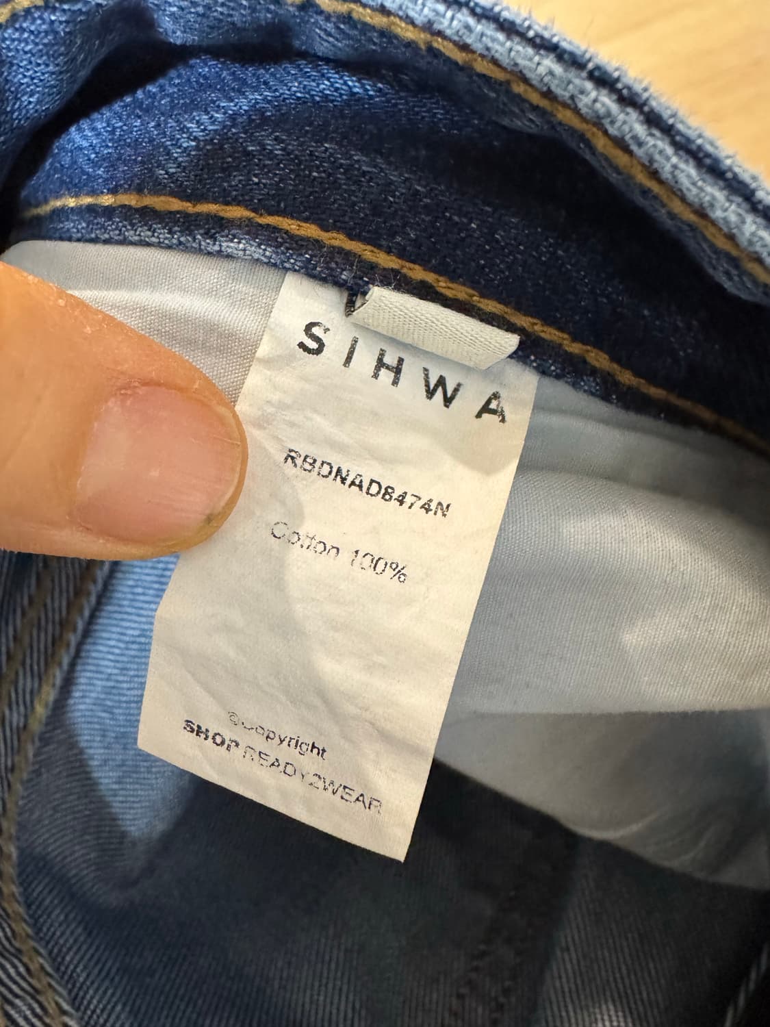 R2W 시화 부츠컷 데님팬츠 상품이미지4