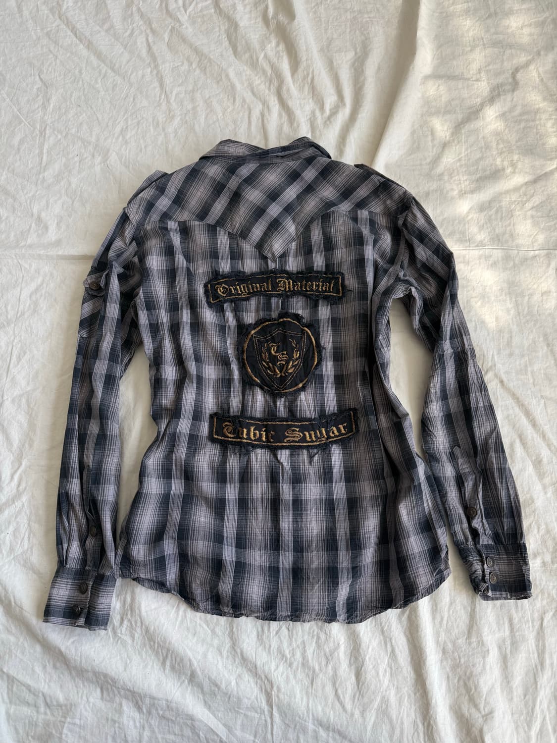 락시크 펑크 체크 셔츠 상품이미지1