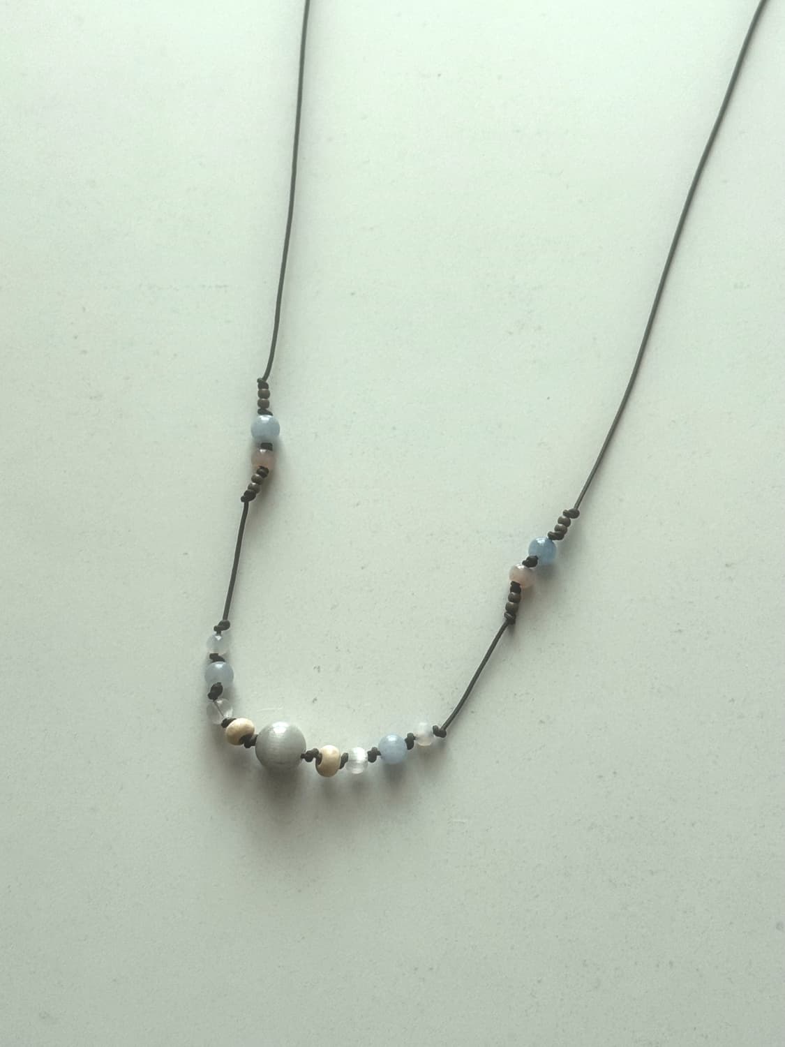 핸드메이드 비즈목걸이 매듭목걸이 상품이미지2