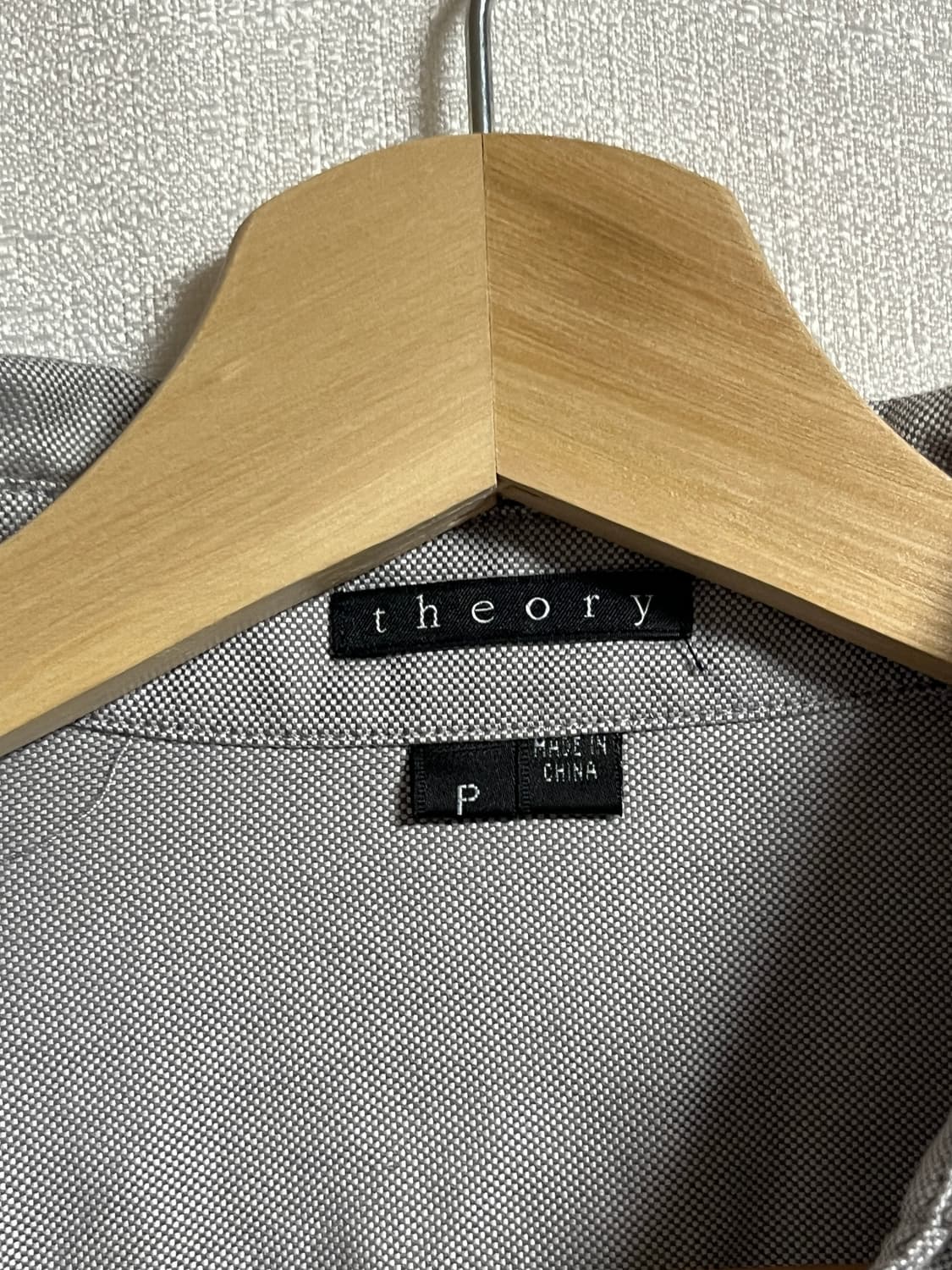 띠어리 Theory 옥스포드 드레스 셔츠 P사이즈 그레이 상품이미지4