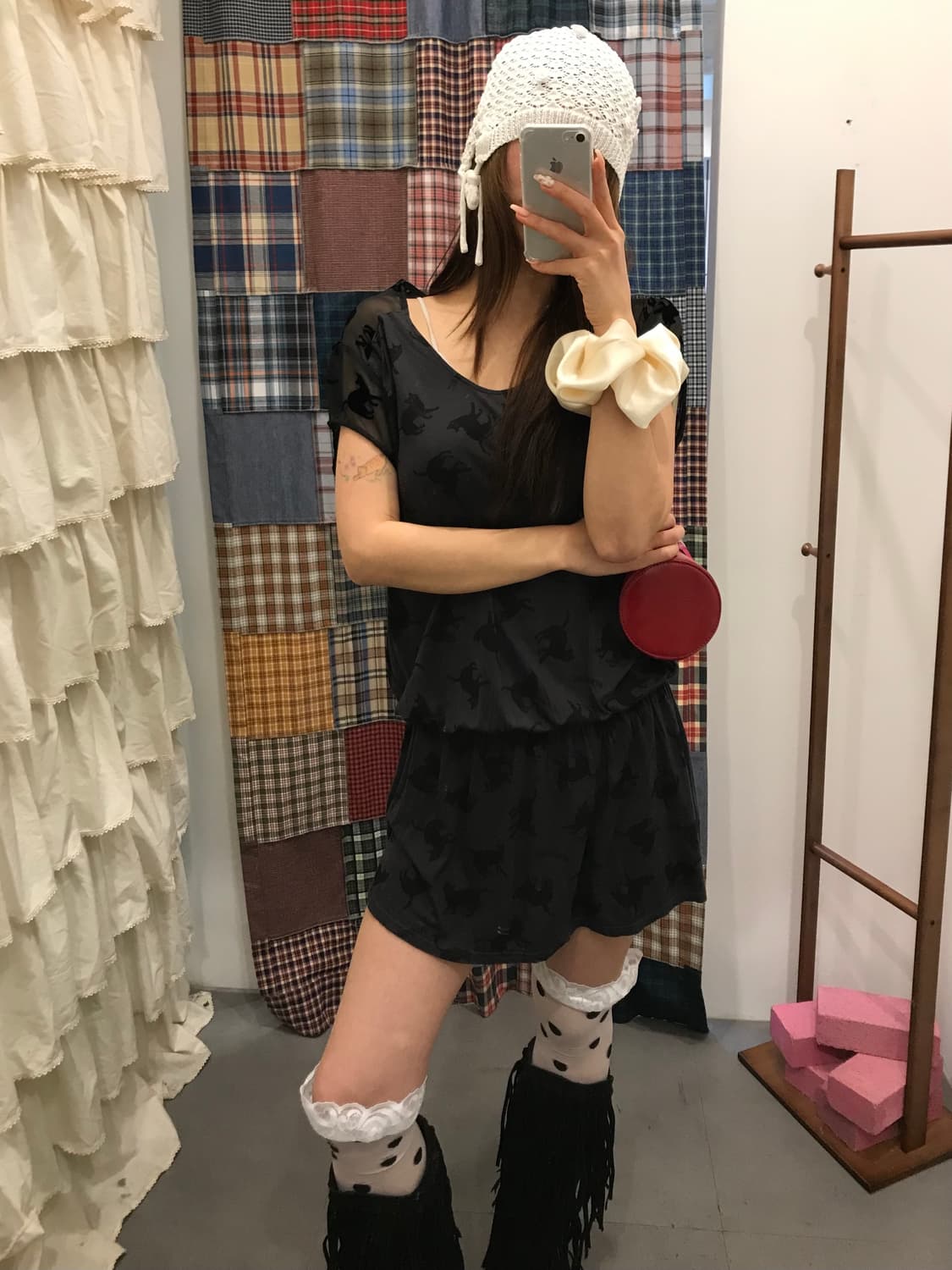 히스테릭글래머 캣 미니 원피스 상품이미지6