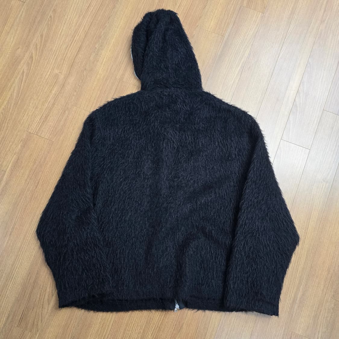 (48) 아워레가시 모헤어 풀집업 자켓 블랙 상품이미지2