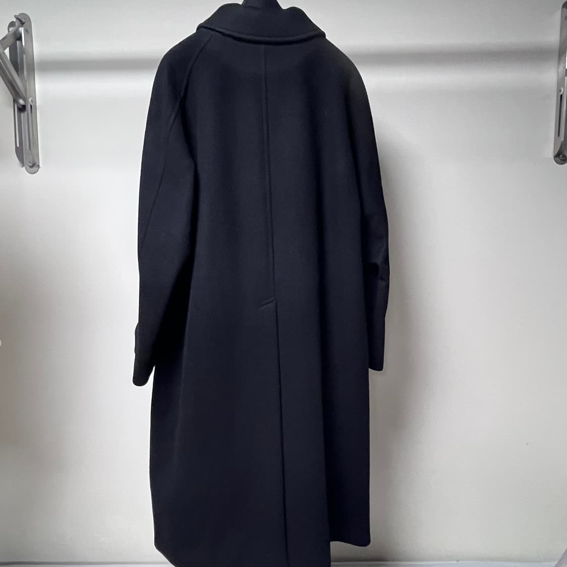 비슬로우 캐시미어 발마칸 코트 블랙 상품이미지5