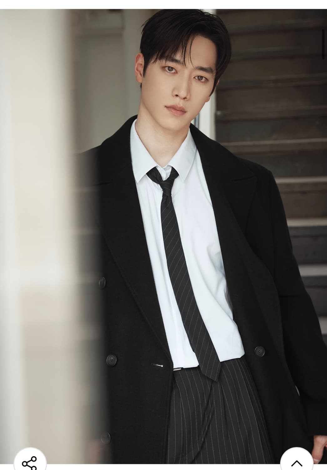 (새상품)(XL) 드로우핏 프리미어 울 맥시 더블 체스터 코트 상품이미지3