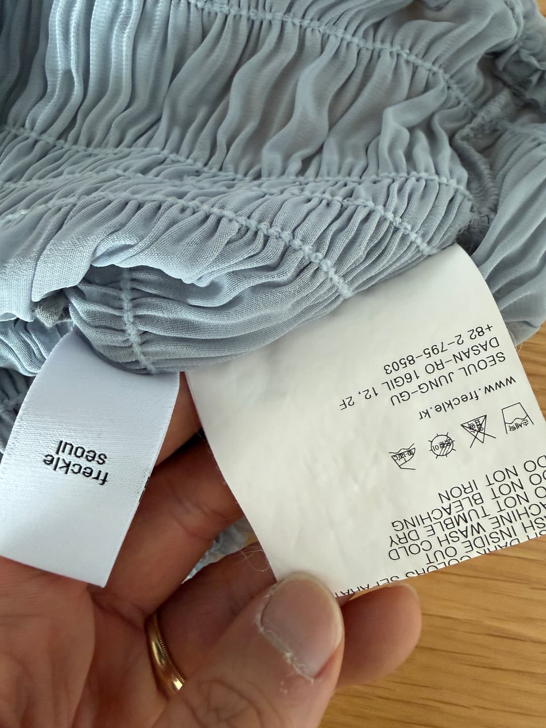 프레클(freckle seoul) 플리츠 탑 상품이미지7