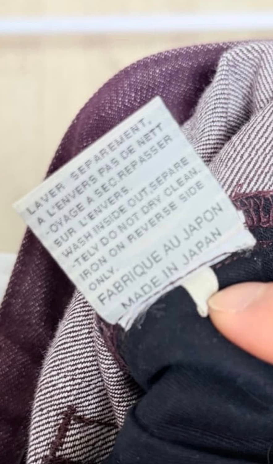 떨이)디올옴므 08aw 버건디왁스코팅진 28 상품이미지5