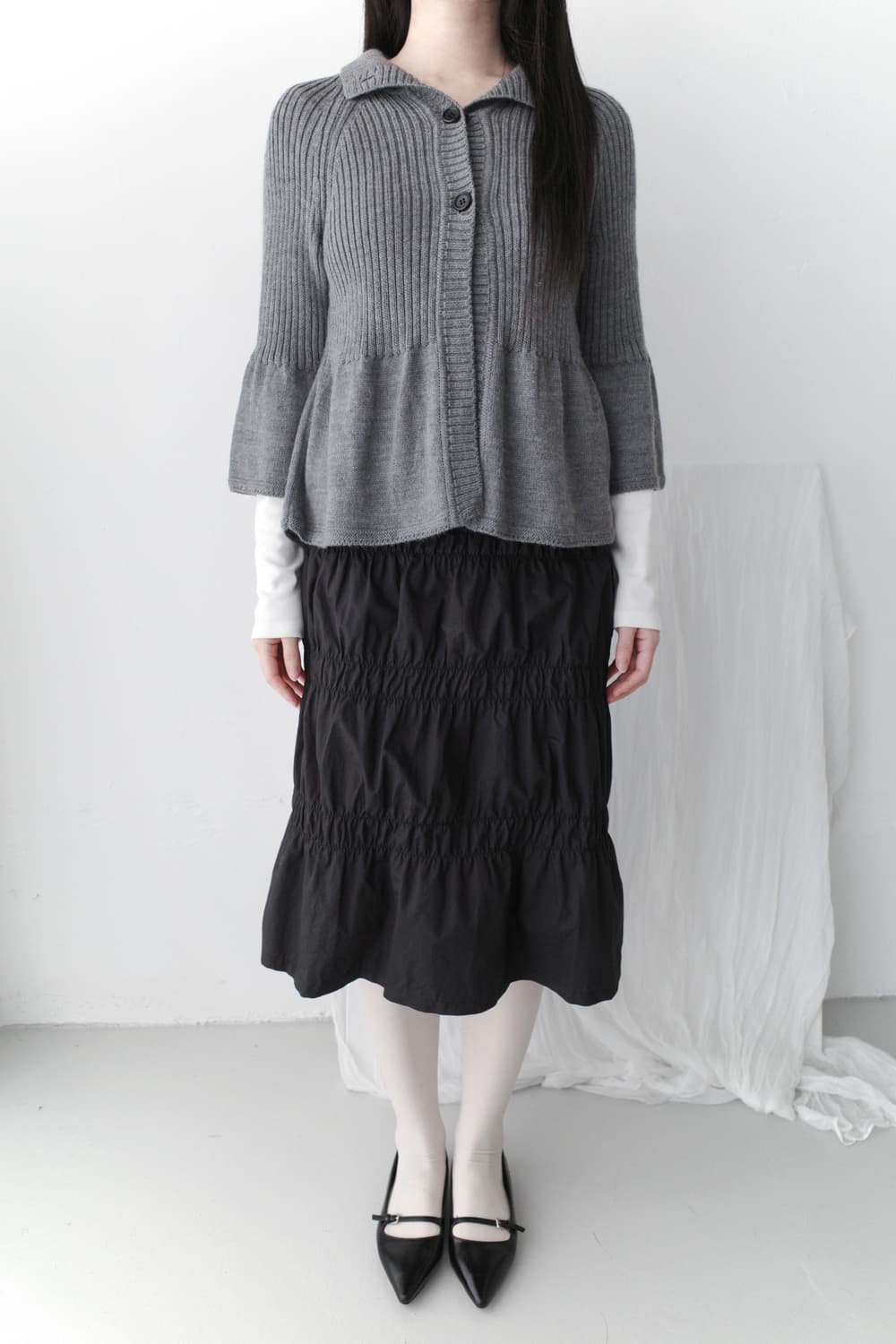 flared knit cardigun 상품이미지7