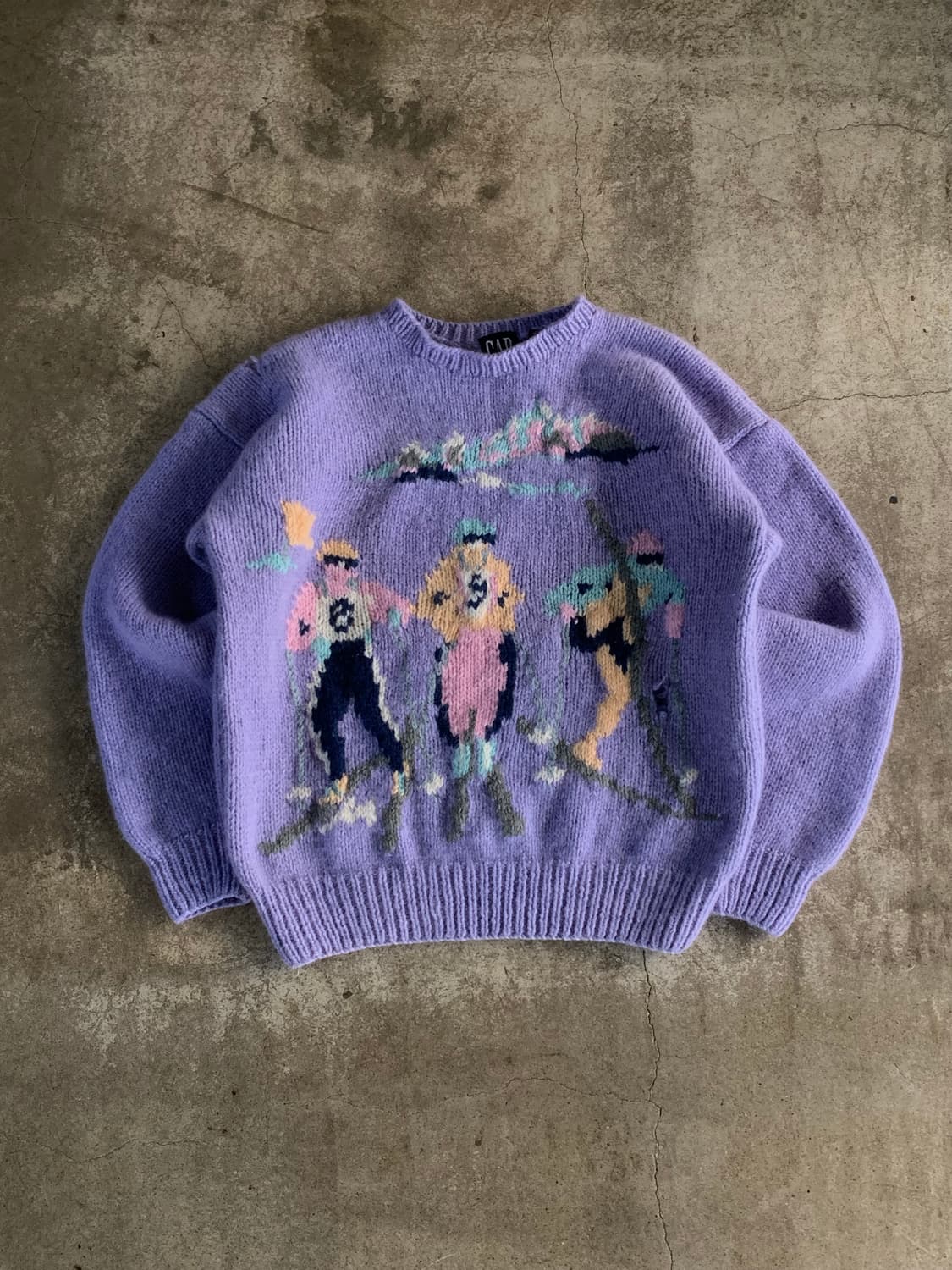 90s GAP 핸드니트 스키 스웨터 상품이미지1