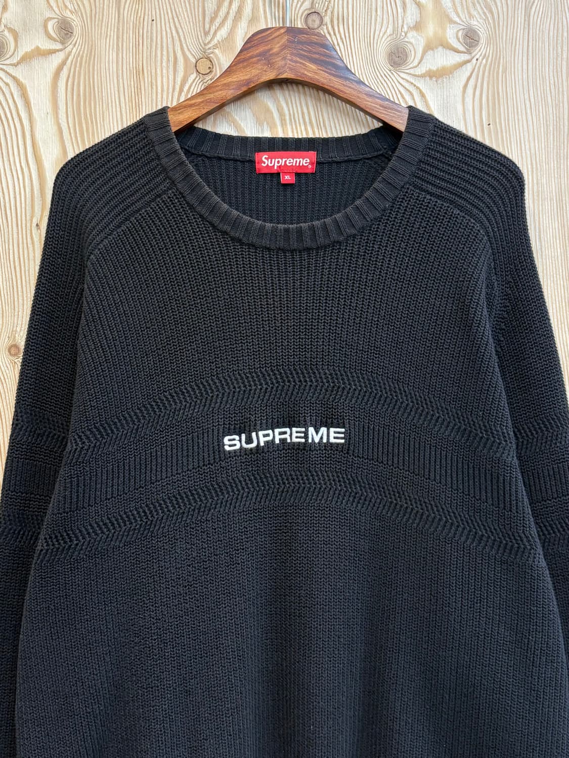 슈프림 체스트 스트라이프 라글란 스웨터 니트 상품이미지2