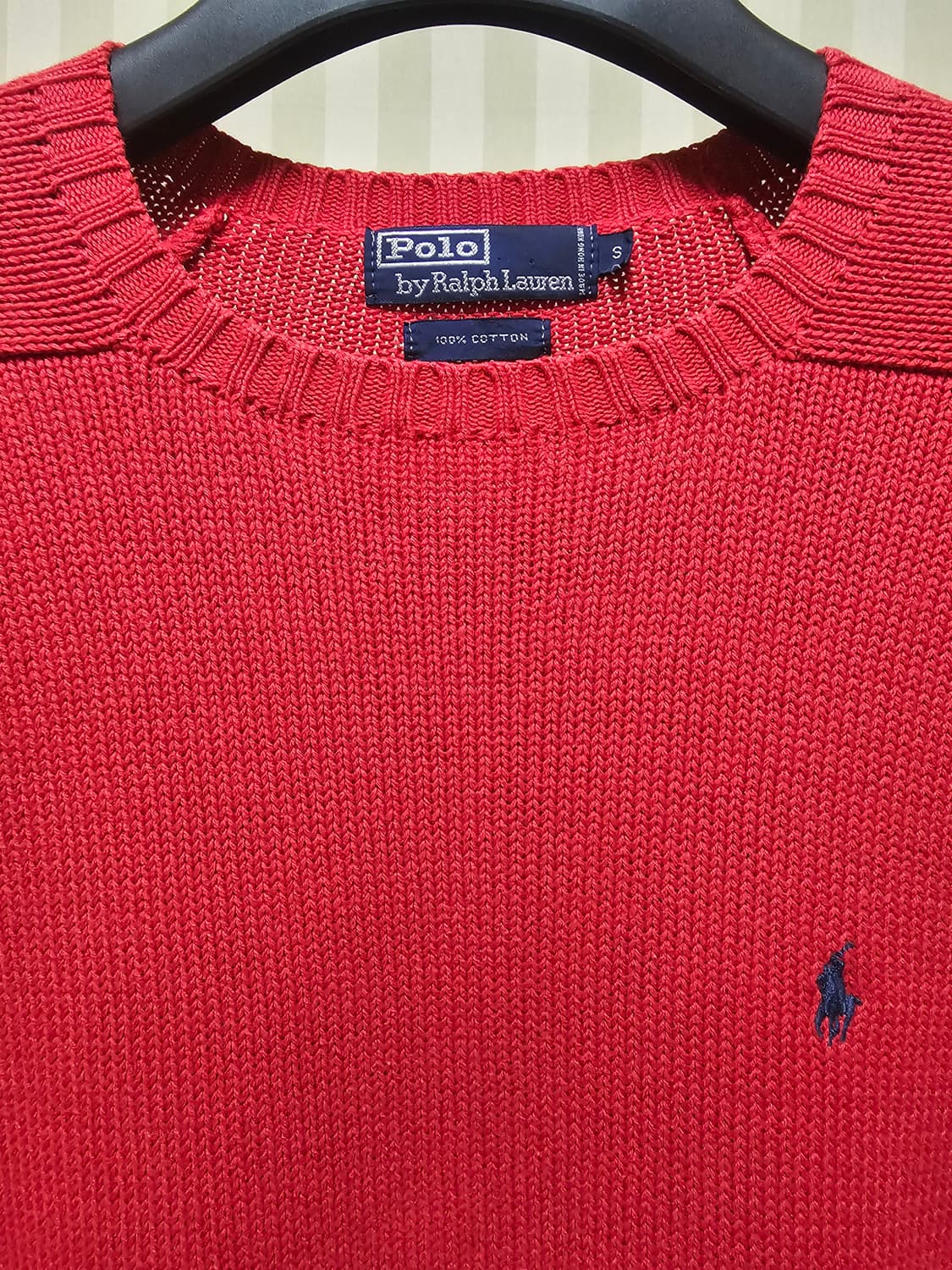 폴로 니트 코튼 여성 S 상품이미지3