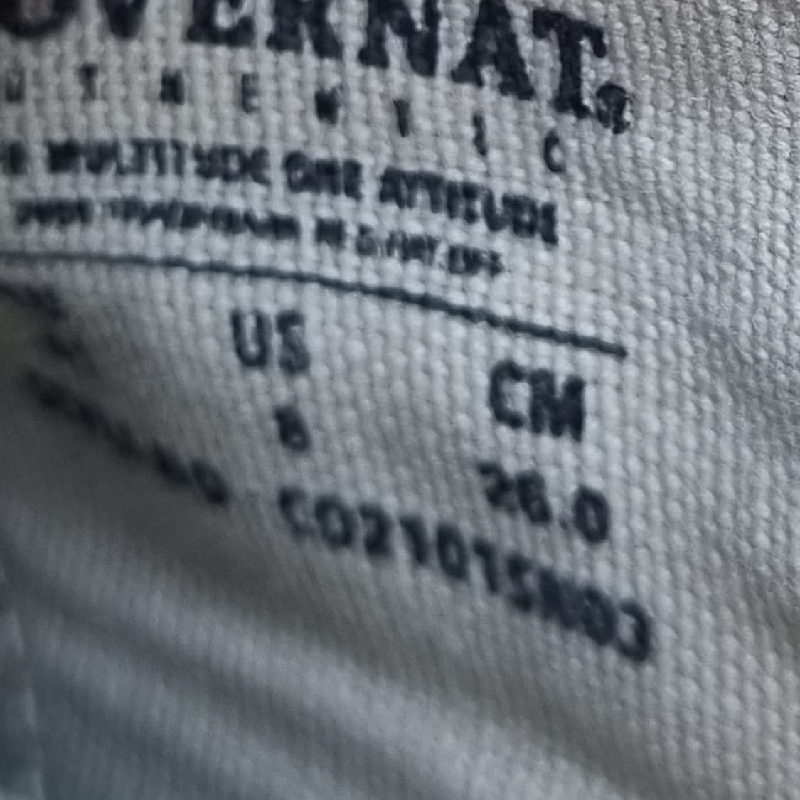 커버낫 캔버스 남성스니커즈 260 상품이미지6