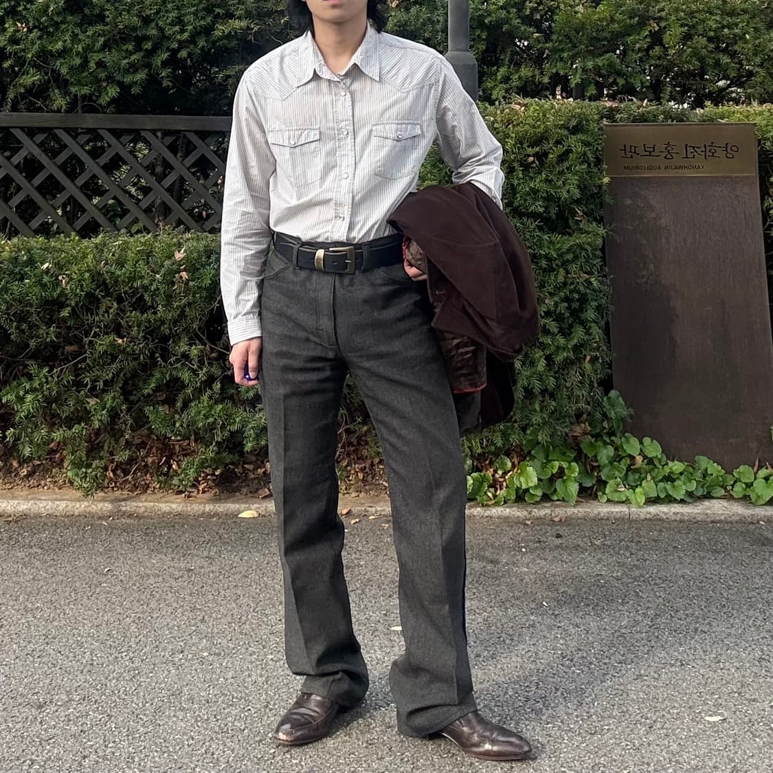 노 바운더리즈 웨스턴 스트라이프 셔츠 상품이미지2