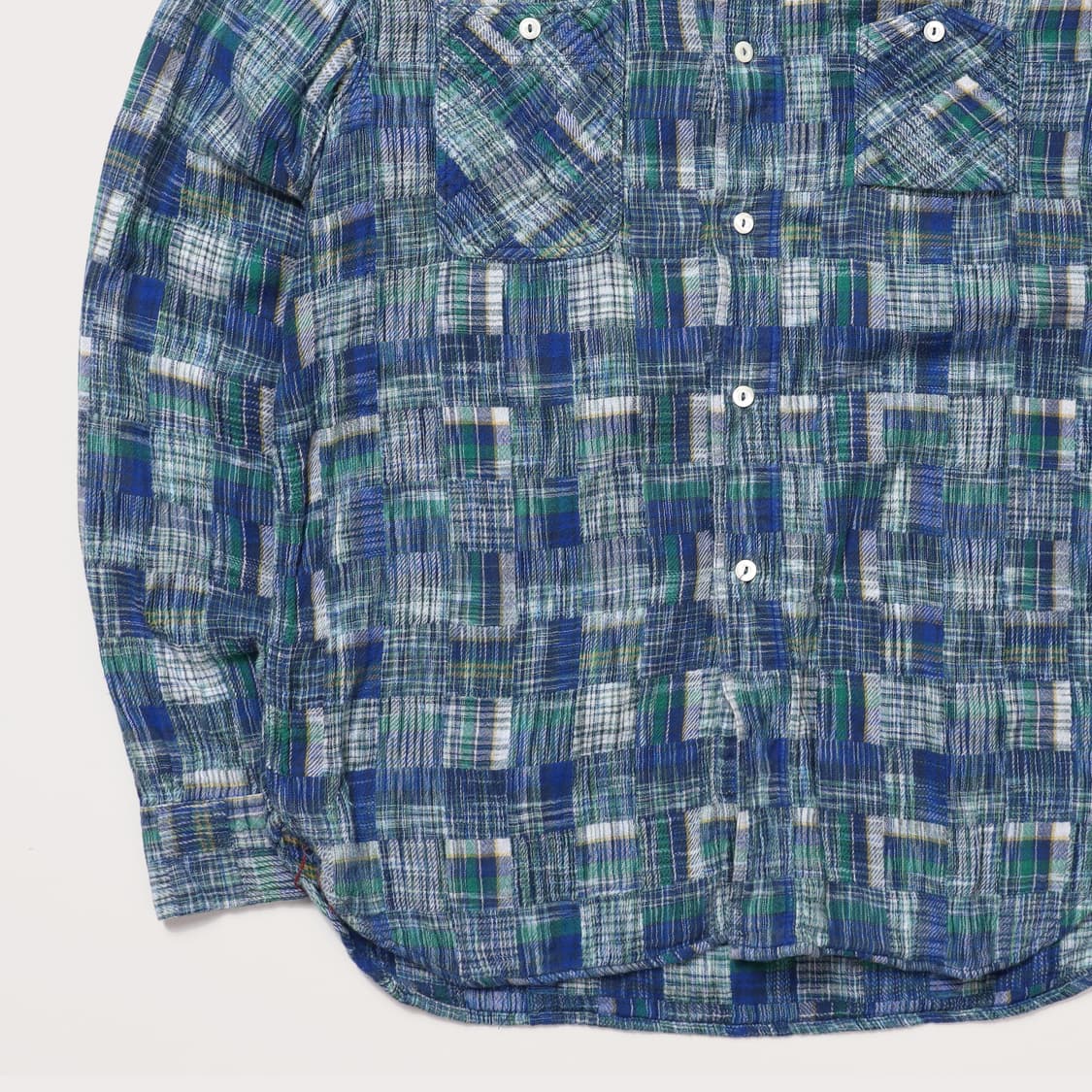 Sugar Cane Madras Shirt  상품이미지3