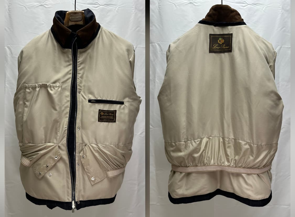 [최종가격] 로로피아나 울 캐시미어 구스다운 패딩 L(105~110) 상품이미지8