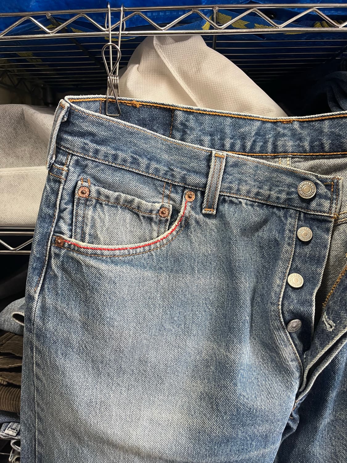 90s usa levis 501(레드 스티치) 상품이미지6