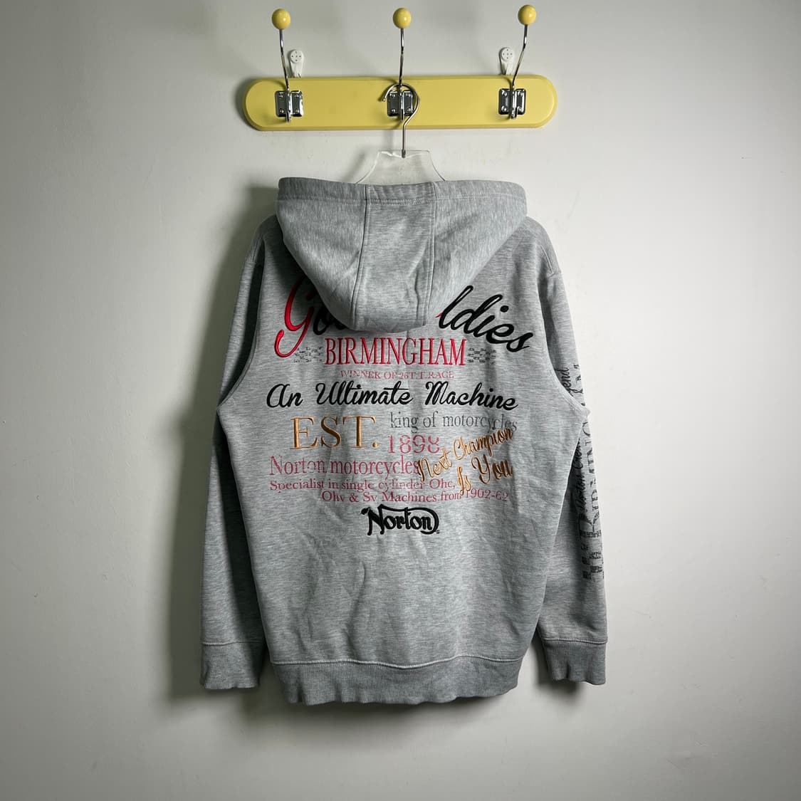 Norton 노턴 그레이 후드집업 XL 상품이미지2