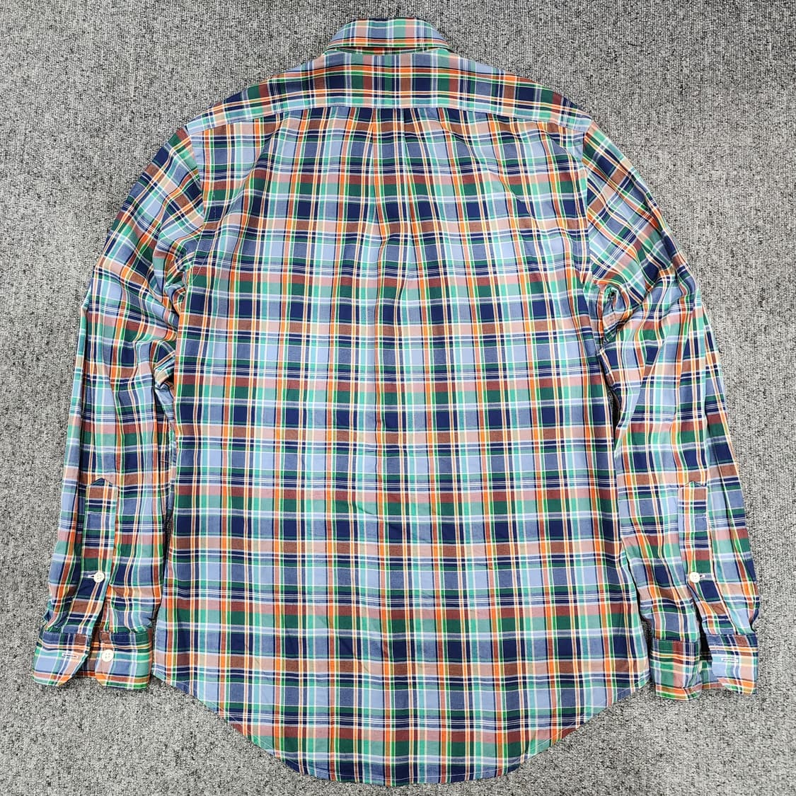 폴로 랄프로렌 슬림핏 빈티지 마드라스 체크 셔츠 M 상품이미지2