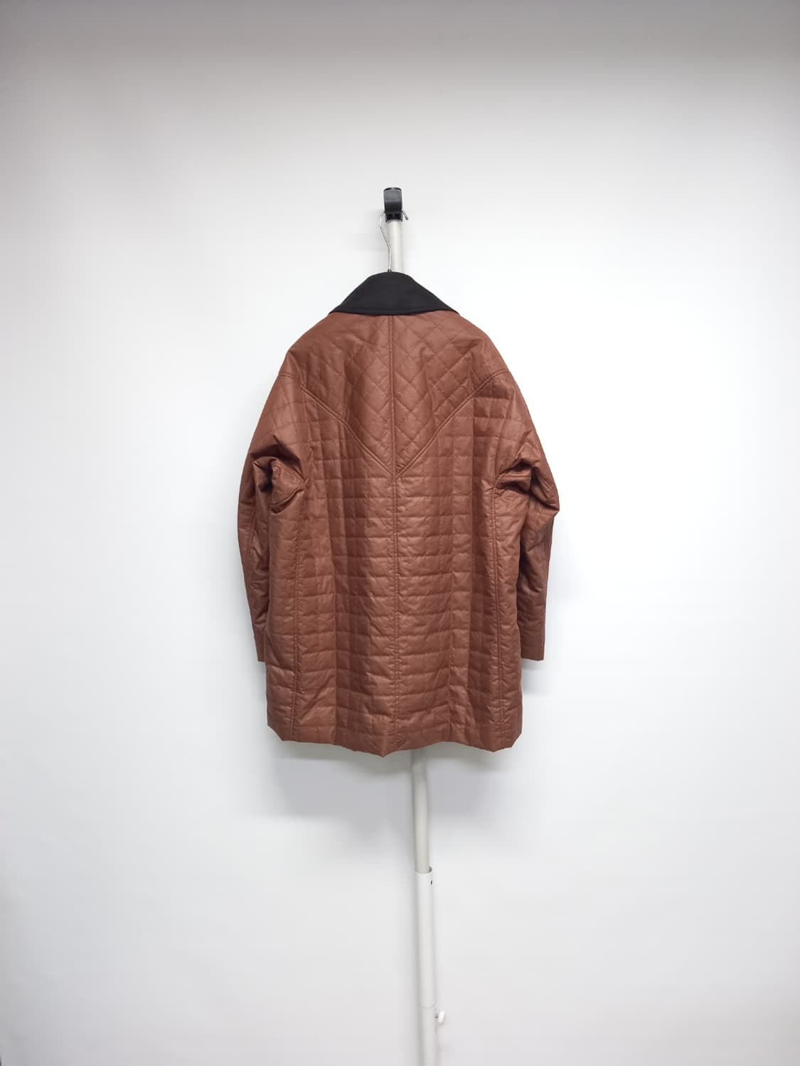 새 시스템 춘추동 퀄팅 루즈박시핏 롱 점퍼 55-77 상품이미지2