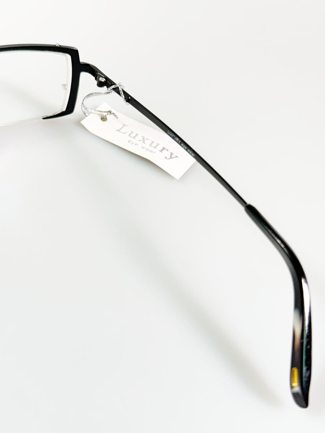 LUXURY OCCHIALI 블랙메탈 반무테 스퀘어 빈티지 안경 상품이미지6