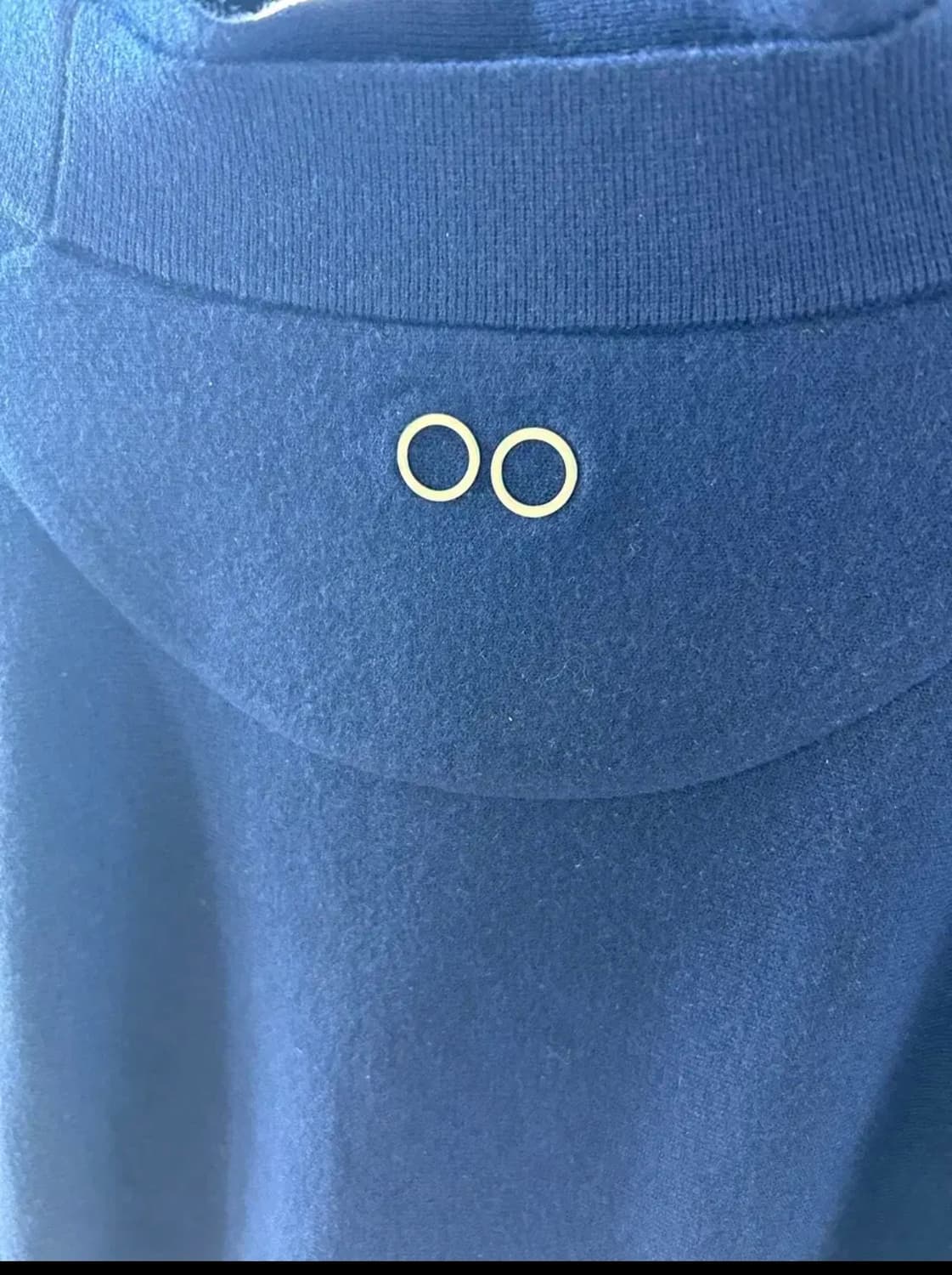 송지오 24fw 언더다트 가디건 네이비 상품이미지3