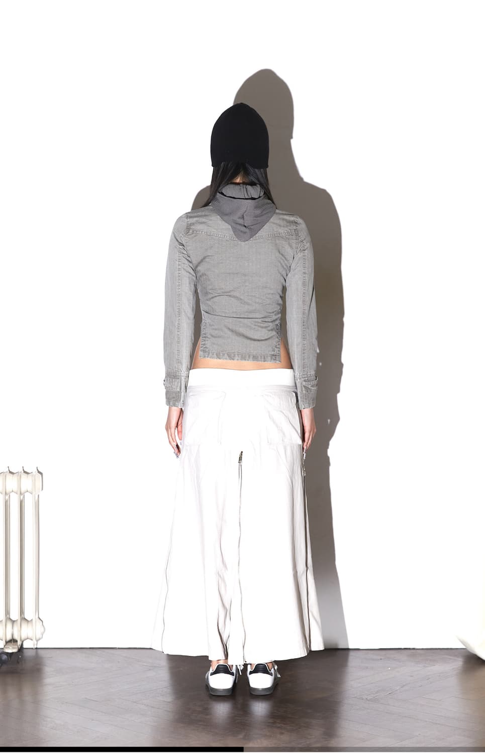 BODYSUIT JACKET WASHED KHAKI GREY 상품이미지3