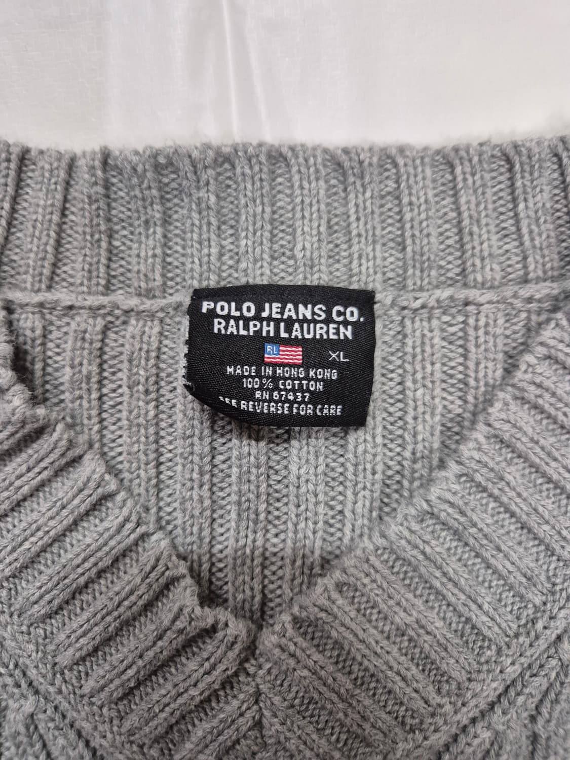 폴로 진 헤비 골지 니트 상품이미지2