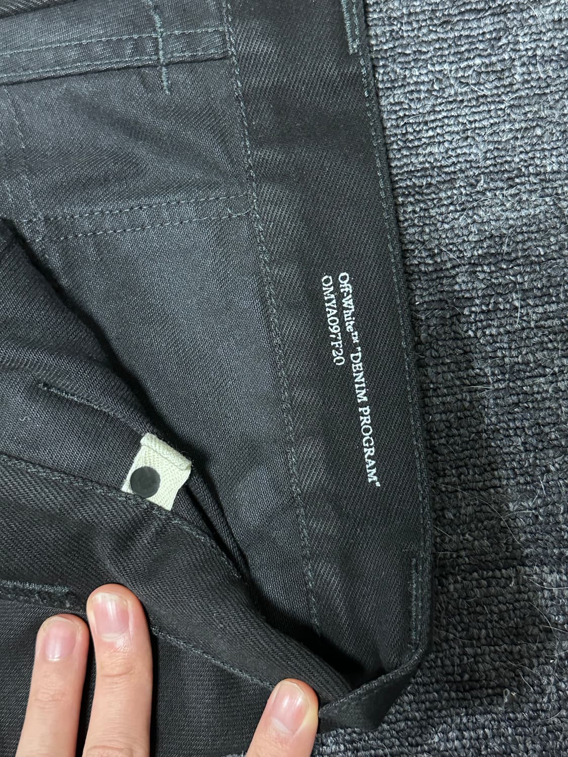 오프화이트 헤비트윌 카고 팬츠 상품이미지3