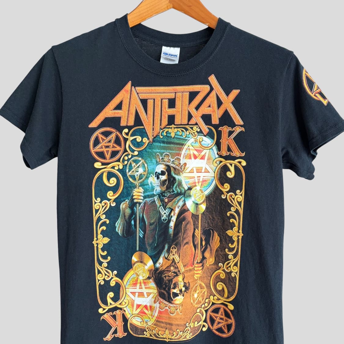 (S)Anthrax 앤스랙스 2016 투어 반팔티셔츠 상품이미지2