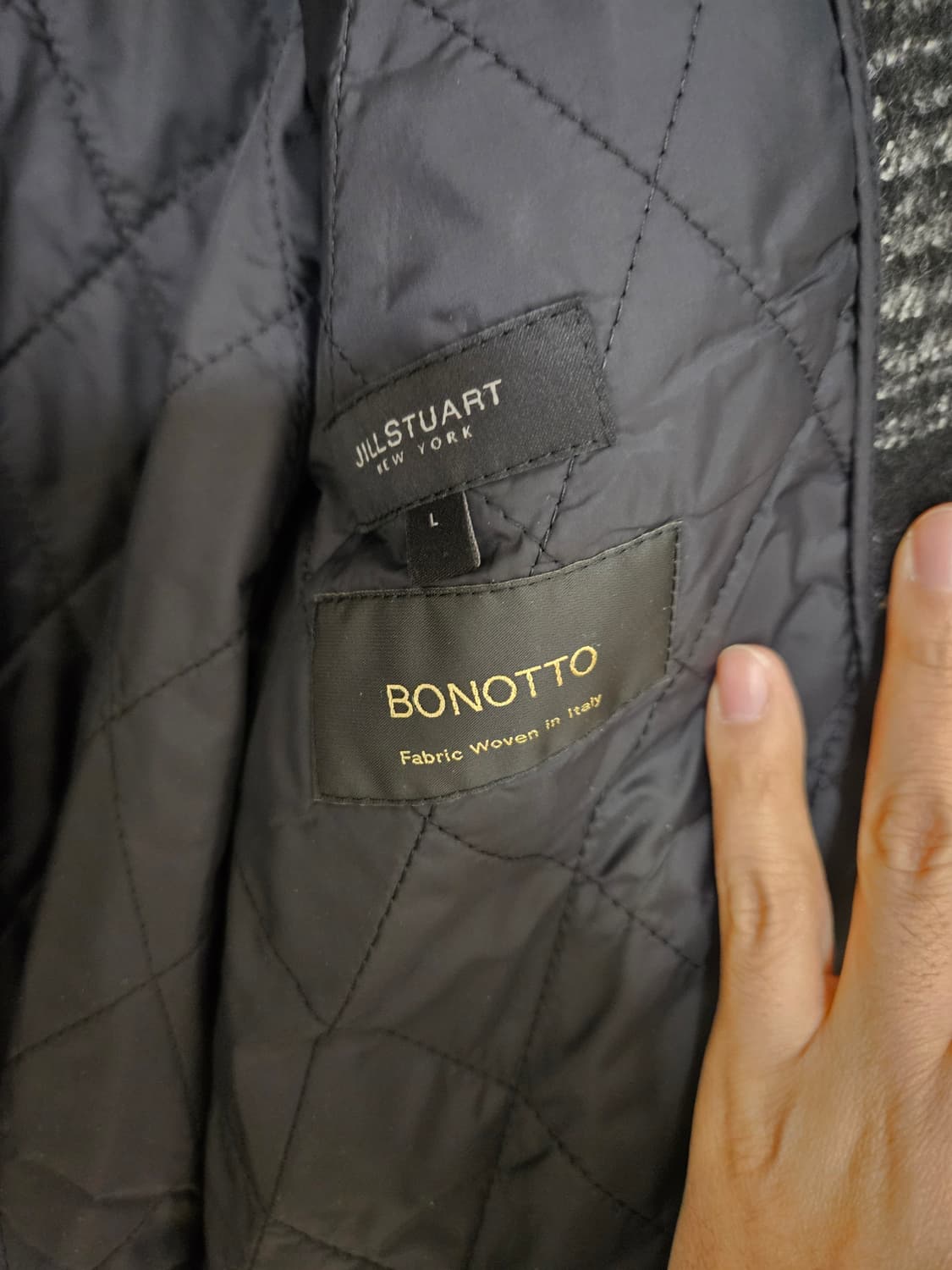 질스튜어트 퀄팅 안감 셔츠 코트 셔켓 상품이미지4