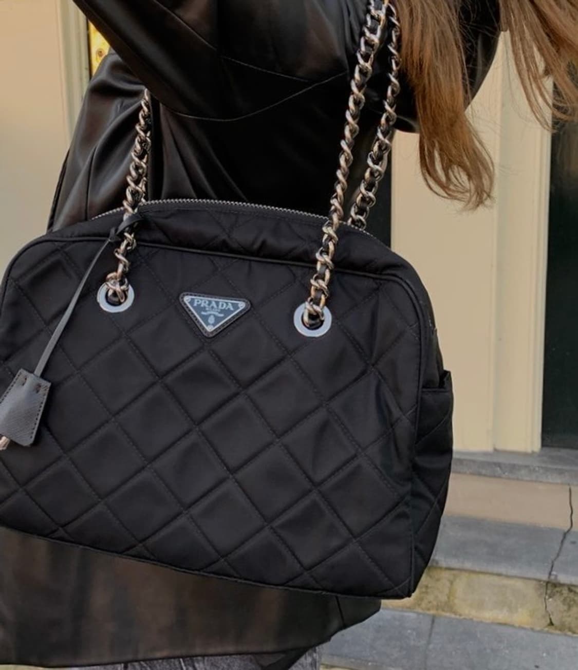 프라다 포코노 퀄팅 체인 숄더백 판매합니다. 상품이미지10