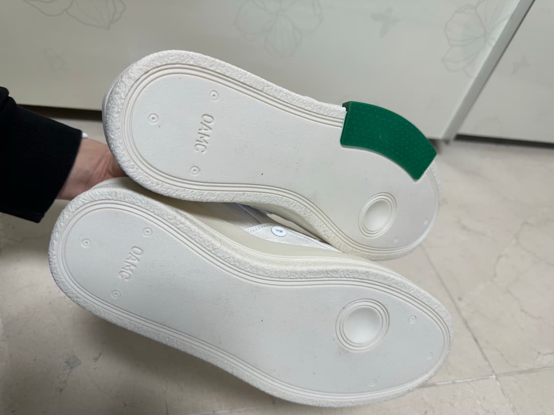 [새상품] OAMC 로우탑 스니커즈 화이트 43 상품이미지5