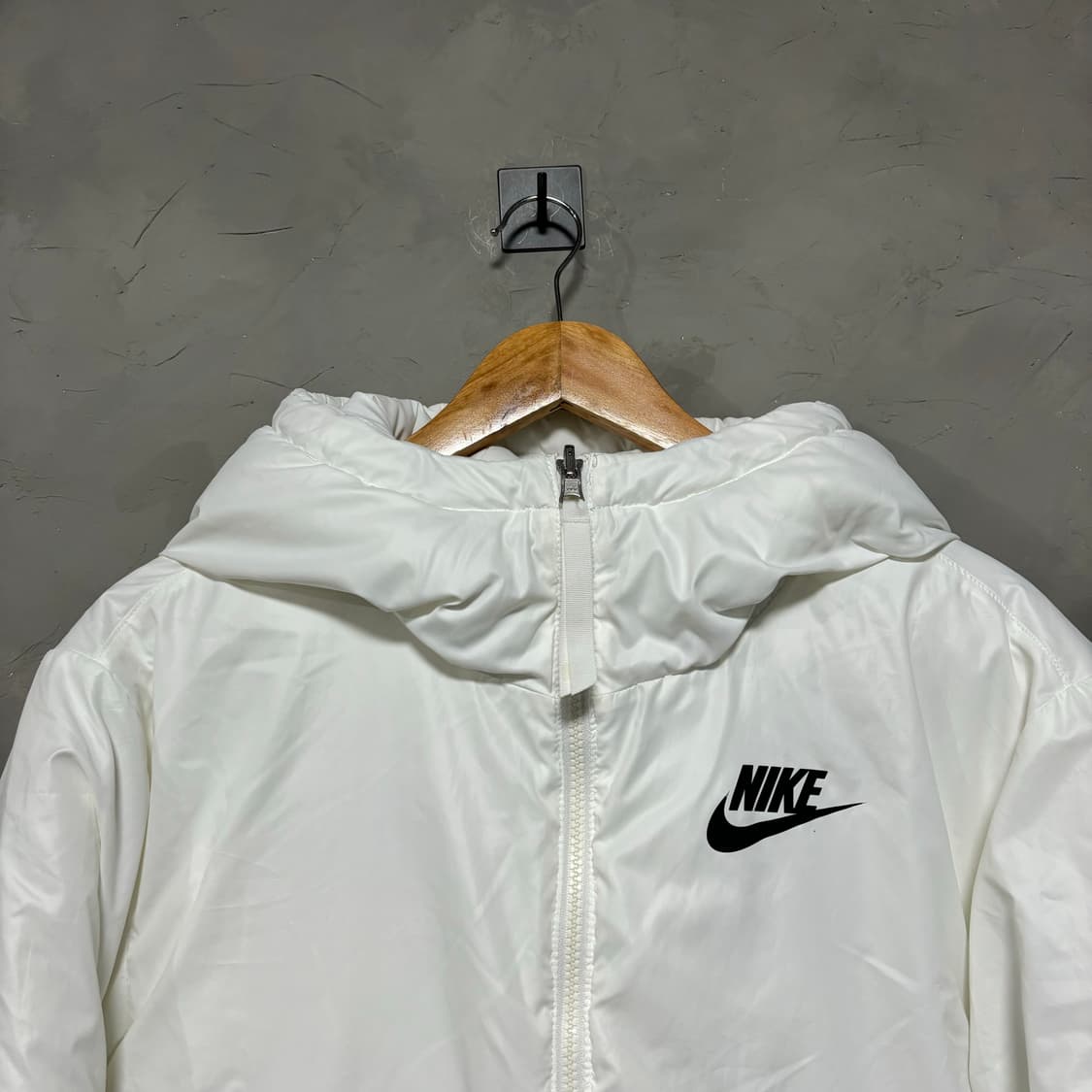 나이키 스우시 빅로고 양면 패딩 화이트 상품이미지2