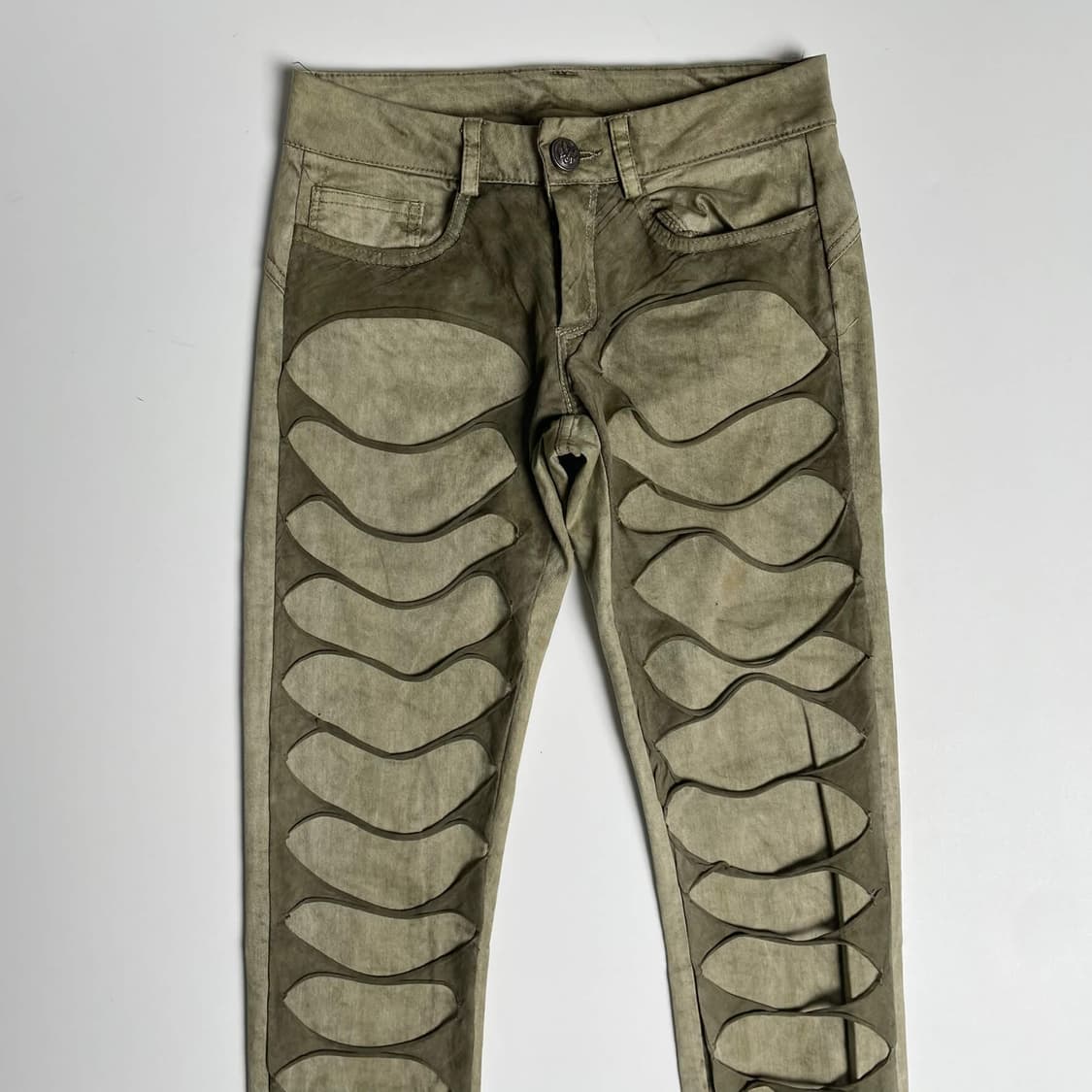 Please 져지 홀 디테일 팬츠 (italy made) 상품이미지2