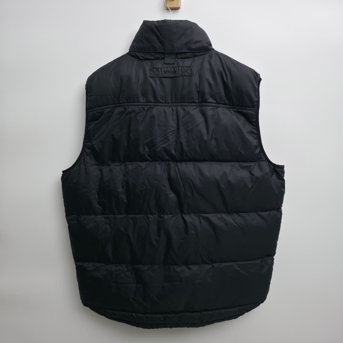 [XXL] 쇼트 SCHOTT 블랙 패딩 조끼 상품이미지5