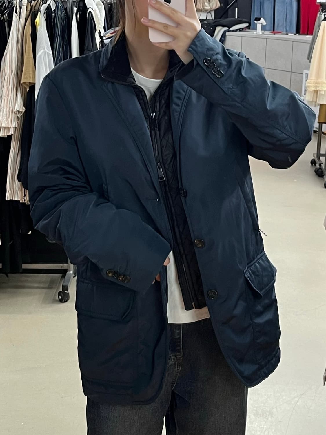 버버리 브릿 나일론 노바체크 자켓 상품이미지1