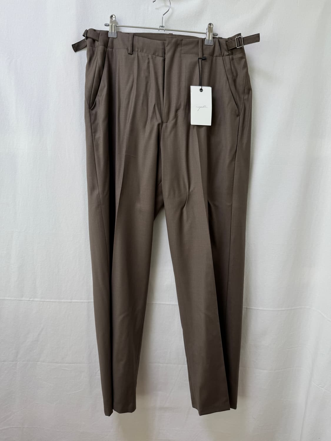 YOUTH 유스 와이드 슬랙스 브라운 팬츠 L 상품이미지1