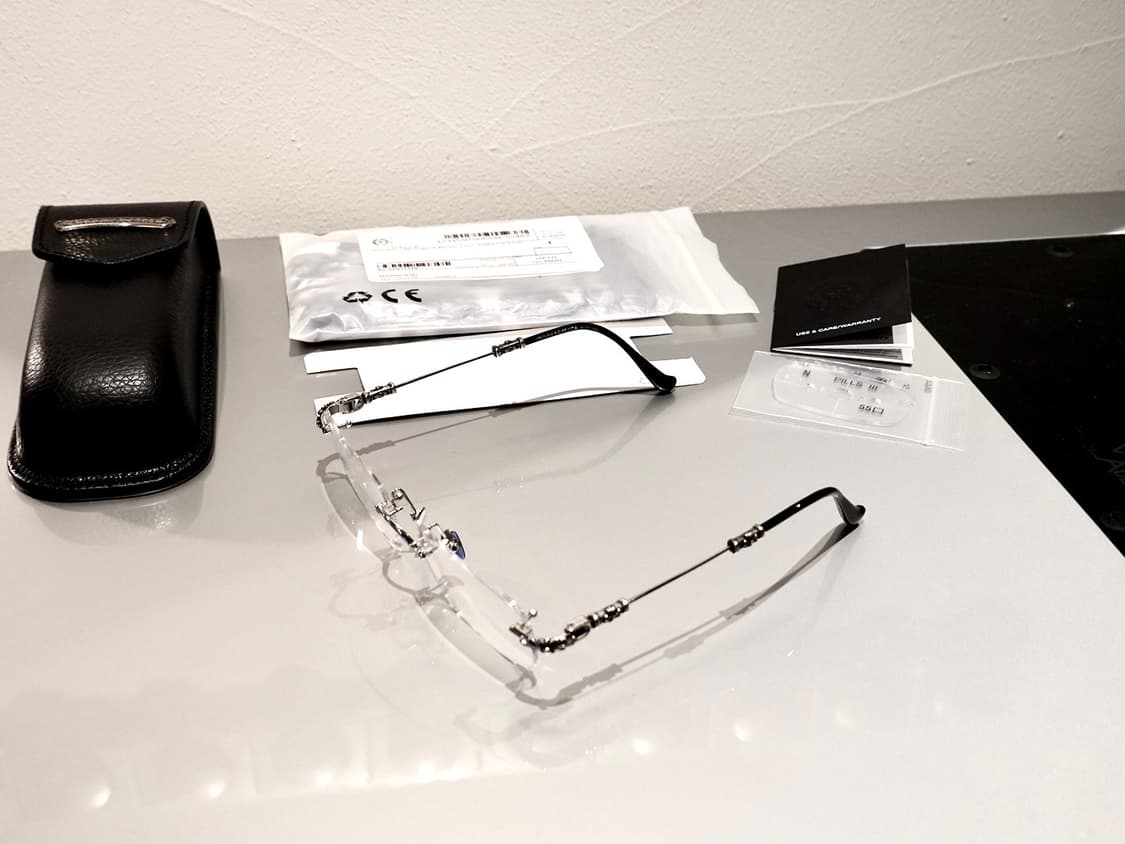 크롬하츠 필스3 샤이닝 실버 안경 상품이미지3