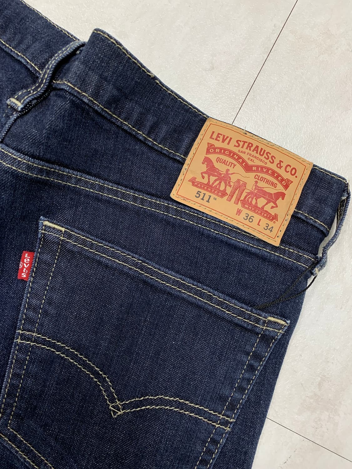 리바이스 511 진청 데님 팬츠 #688 상품이미지8