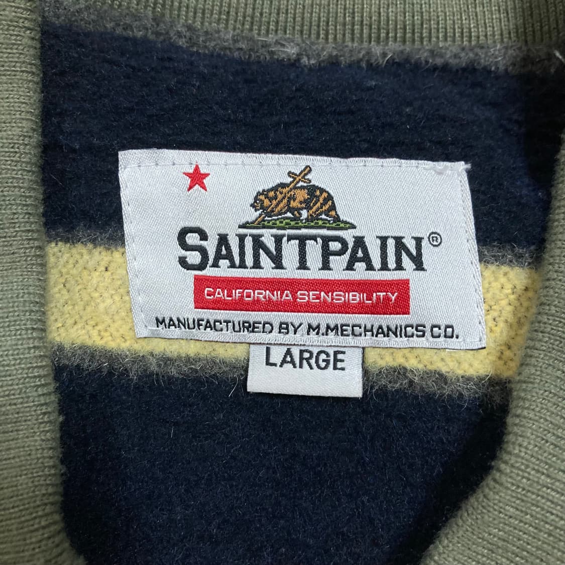 세인트페인 카키 알래스카 수베니어 MA-1 자켓 상품이미지4